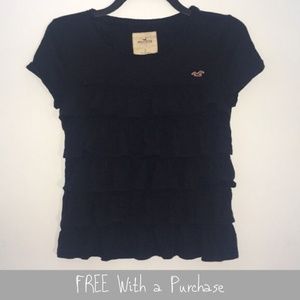 Navy Blue HOLLISTER Blouse